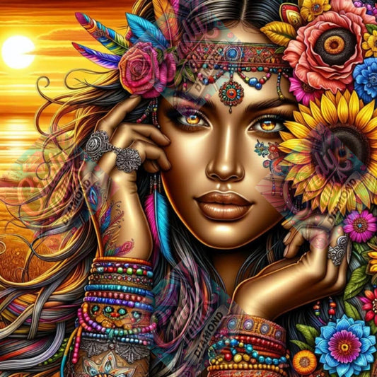 Reine du Soleil Bohème 90x90 cm