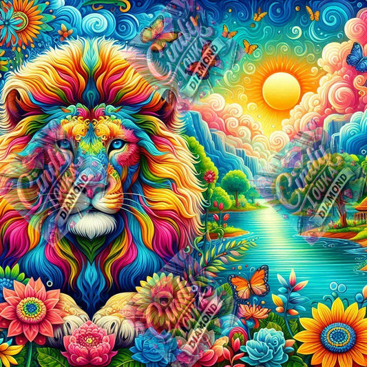 Roi des Couleurs 60x60 cm