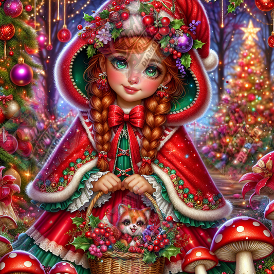 Sous la Magie des Bois 80x80 cm