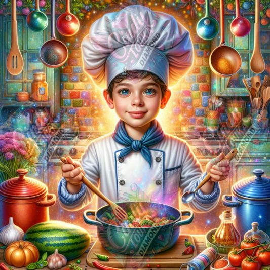 L'Apprenti Cuisinier 70x70 cm