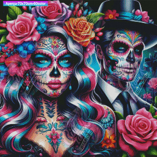 Amants Immortels 70x70 cm