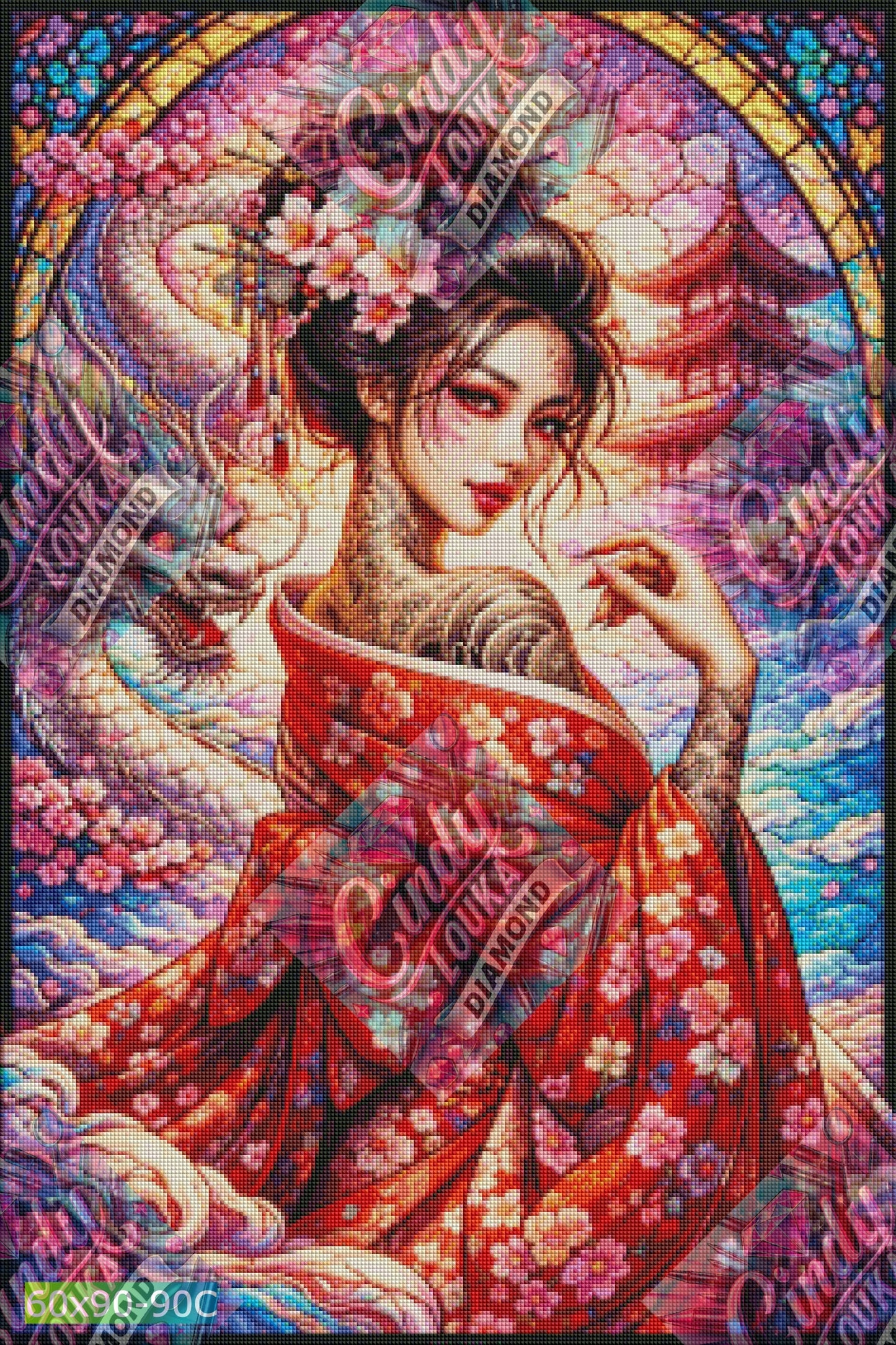 Éclats d’Orient 60x90 cm