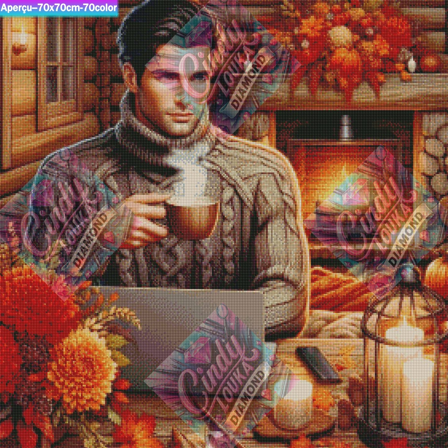 Arômes d Automne 70x70 cm