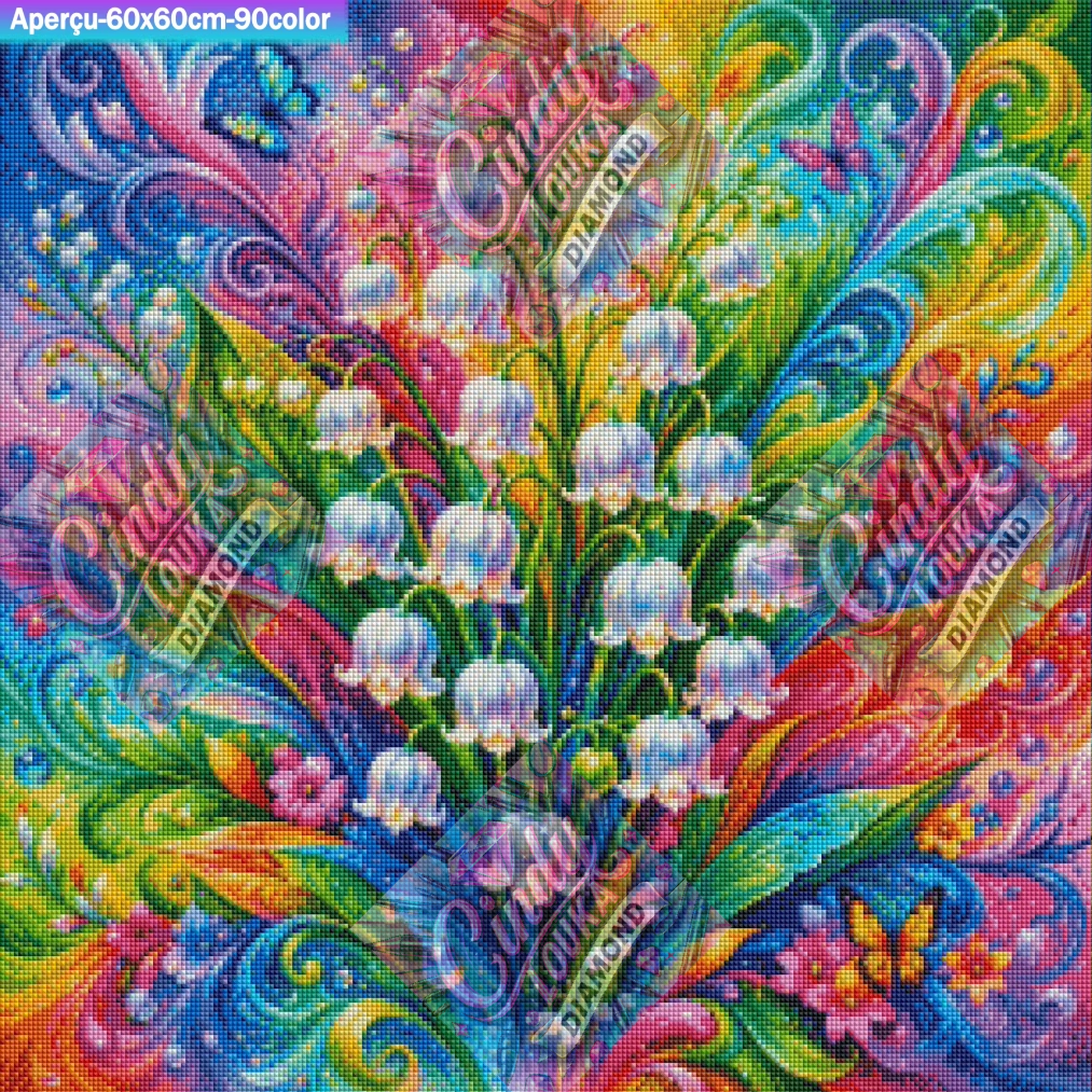 Un Brin de Bonheur 60x60 cm