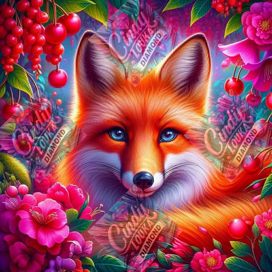 Renard Flamboyant 60x60 cm