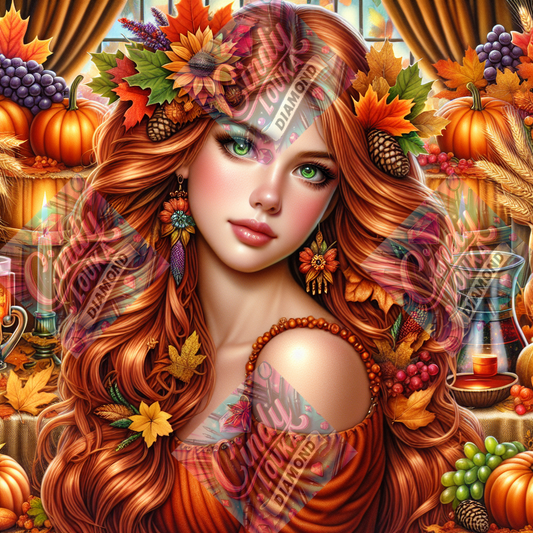 Douceur d Automne 70x70 cm