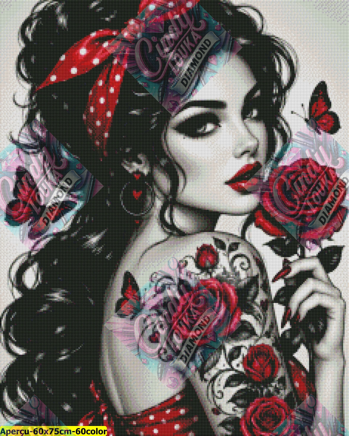 Un Parfum de Roses Rouges 60x75 cm
