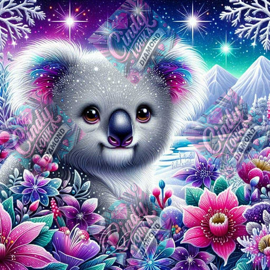 Koala au Rêve Givré 70x70 cm