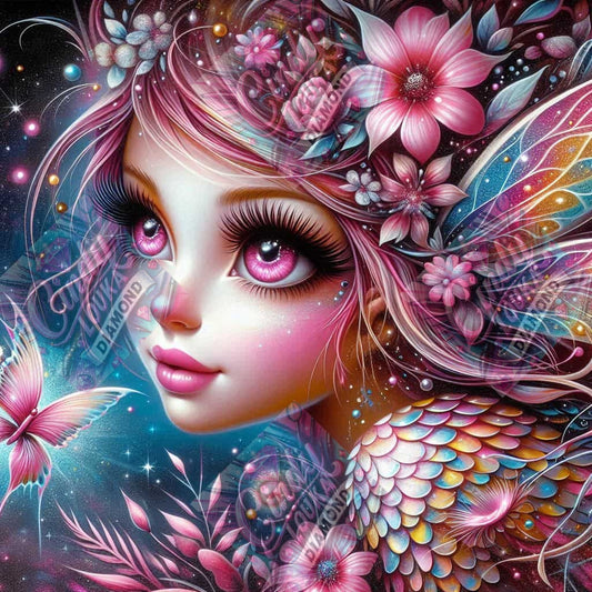 Fée Mystique 60x60 cm