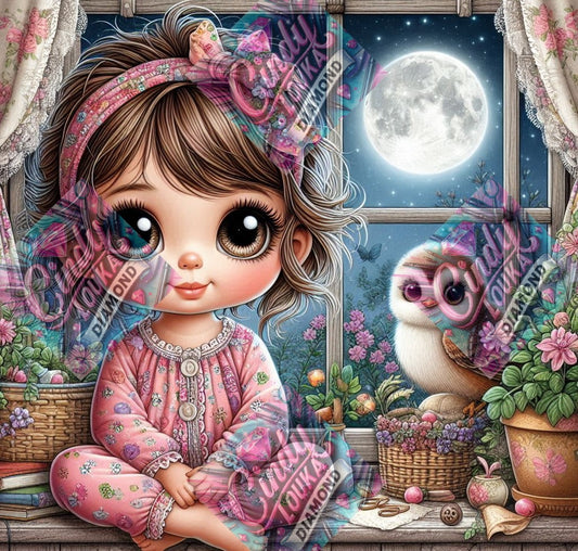 Pyjama et Sortilèges 60x60 cm