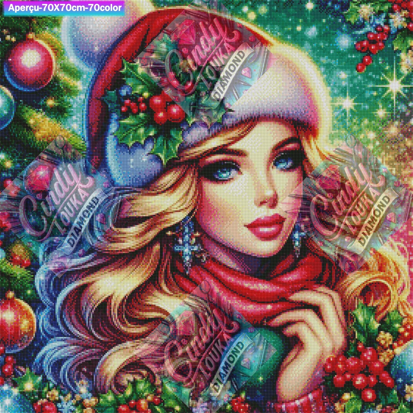 Charme Hivernale 70x70 cm
