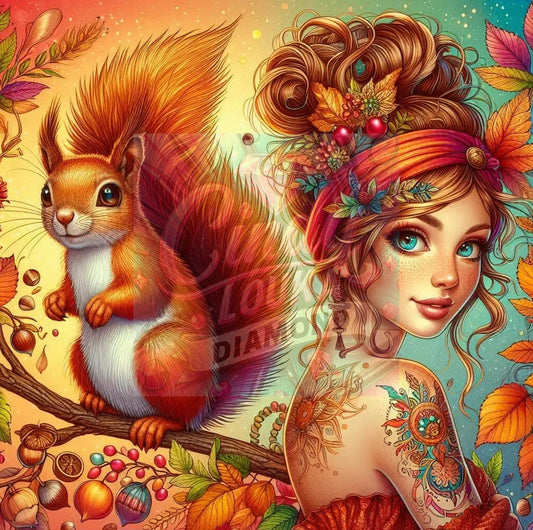 Couleurs d Équinoxe 70x70 cm