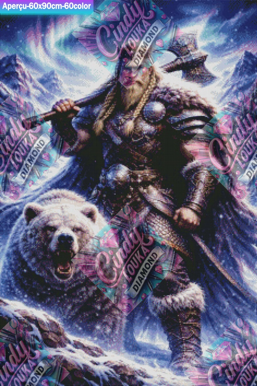 Le Gardien de l’Ours des Montagnes 60x90 cm