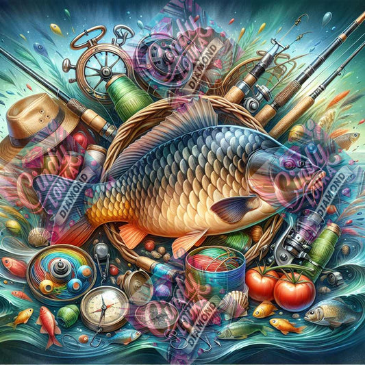 Trésors du Pêcheur 60x60 cm