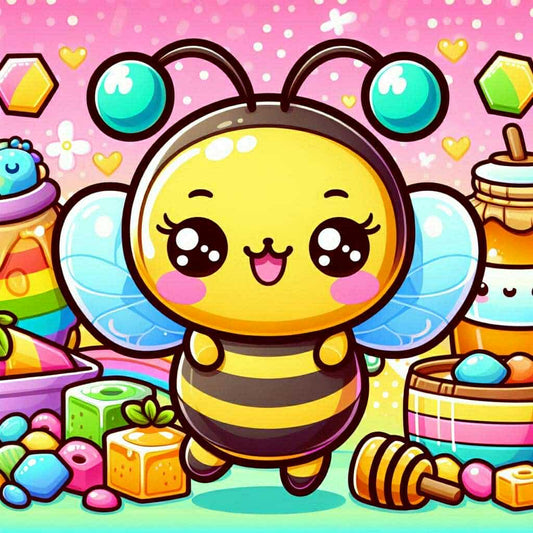 Fée du Miel Coloré 30x30 cm