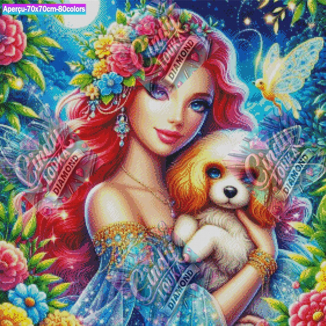 Câlins Magiques 70x70 cm