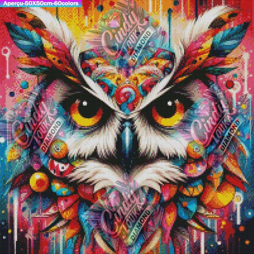 L'Oeil des Mondes 50X50 cm
