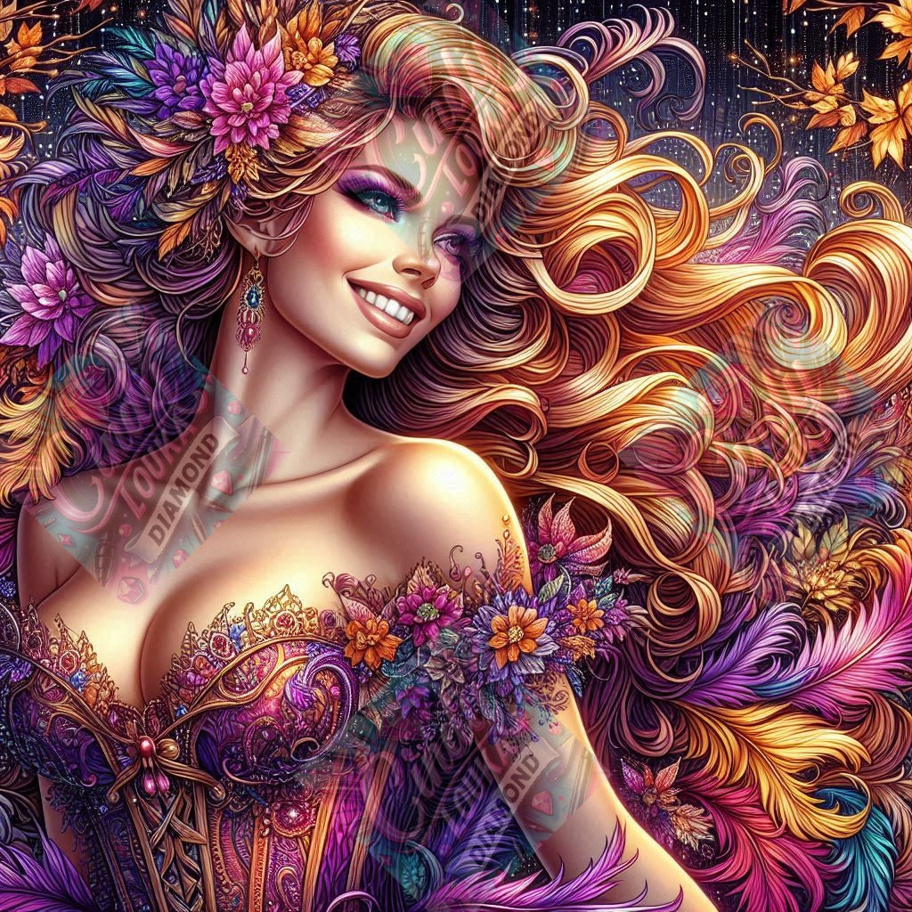 Splendeur Incandescente 80X80 cm