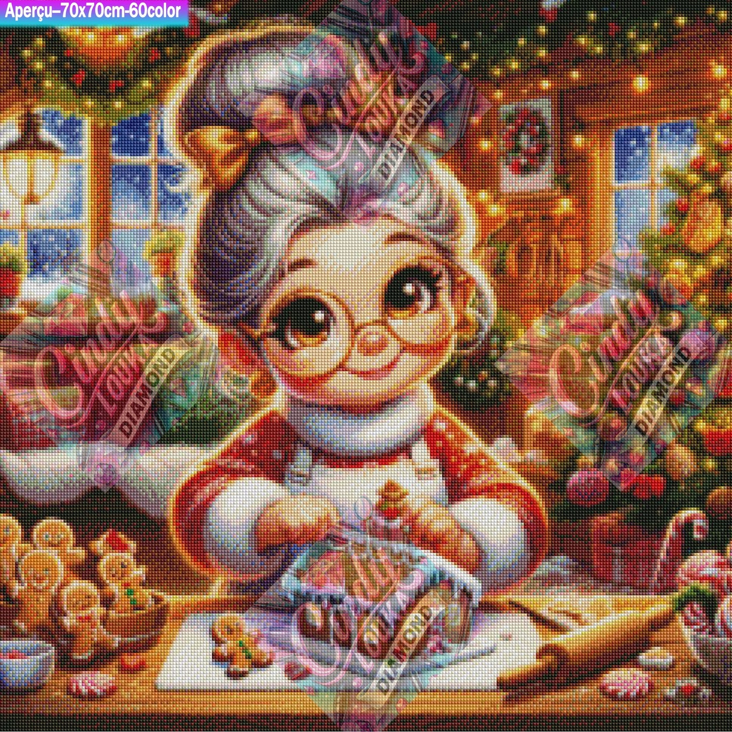 Mamie Pain d Épices 70x70 cm