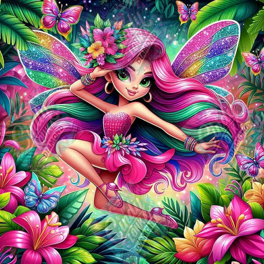 Paradis Enchanté 70x70 cm