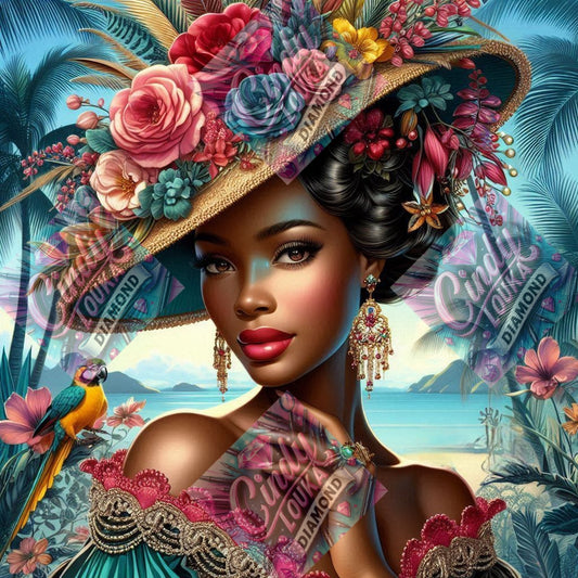 Muse des Îles 60x60 cm