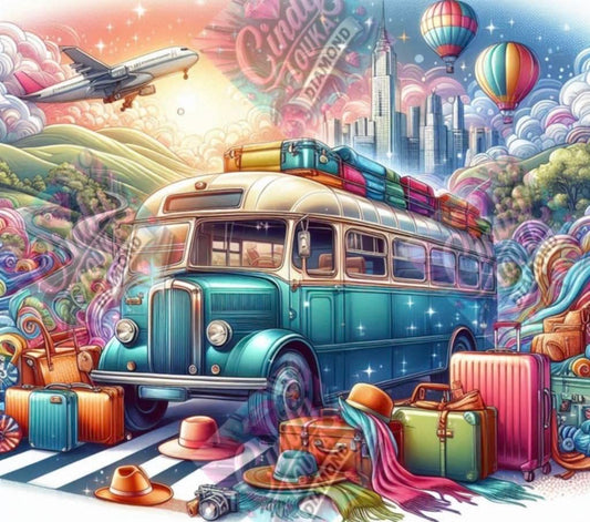 Embarquement Immédiat 70x70 cm