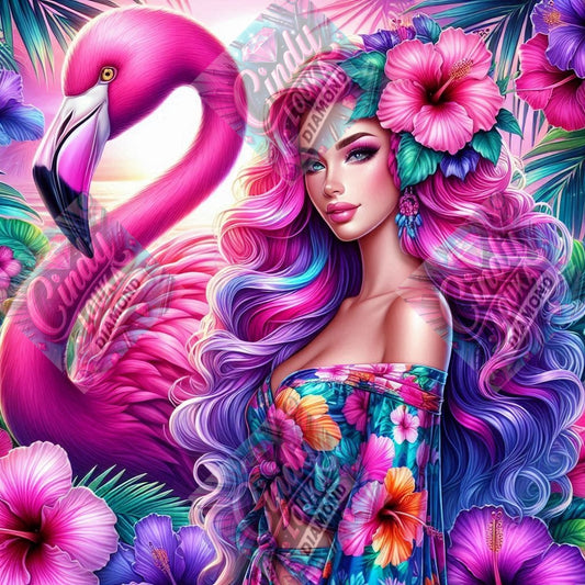 Fusion Tropicale 70x70 cm