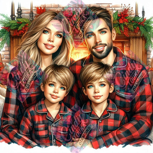 Un Noël De Tendresse 70x70 cm