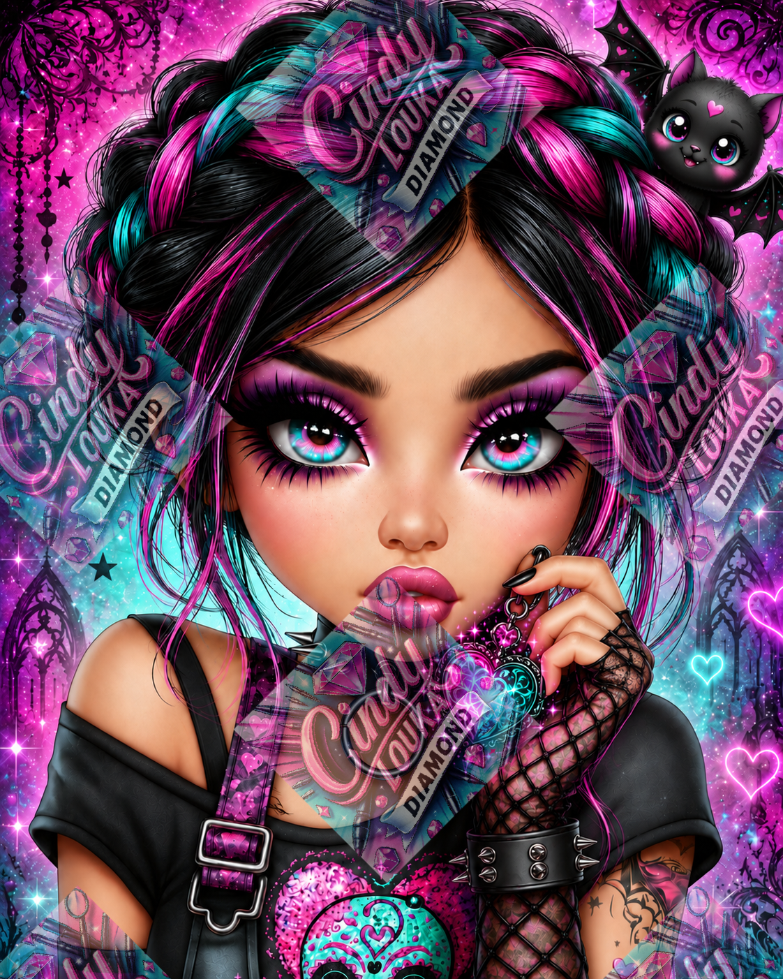 Cœur Rebelle 60x75 cm