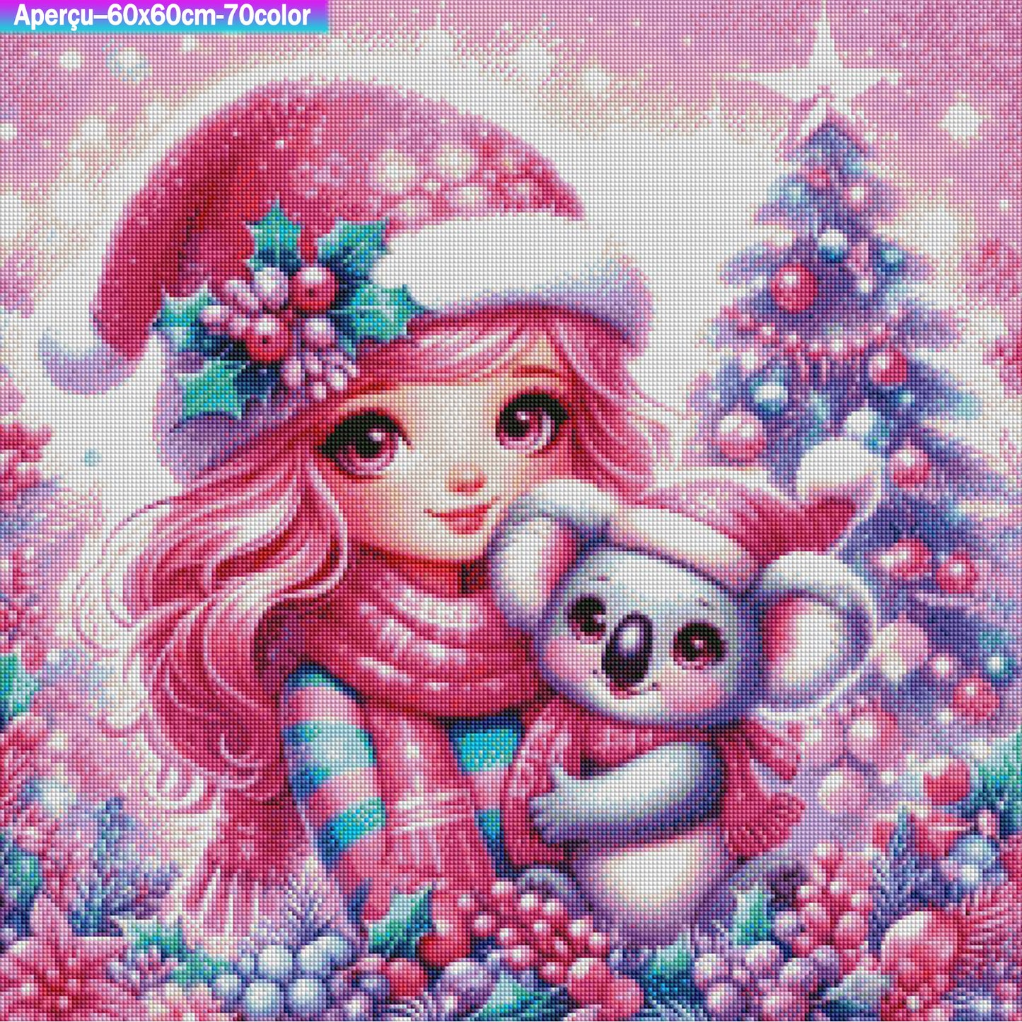 Complicité Sous le Sapin 60x60 cm