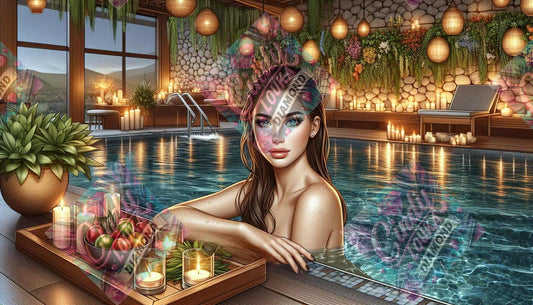 Évasion Relaxante au Spa 60x90 cm