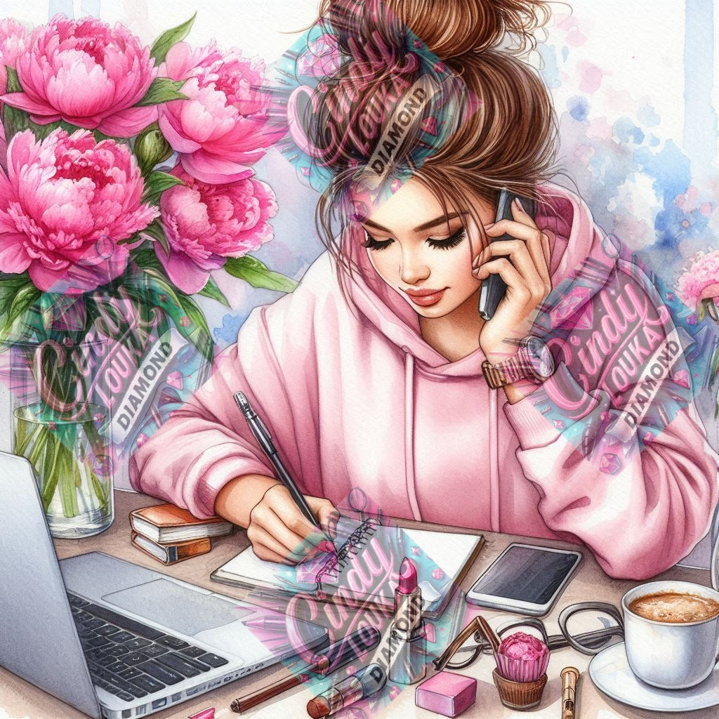 Business Woman 60x60 cm