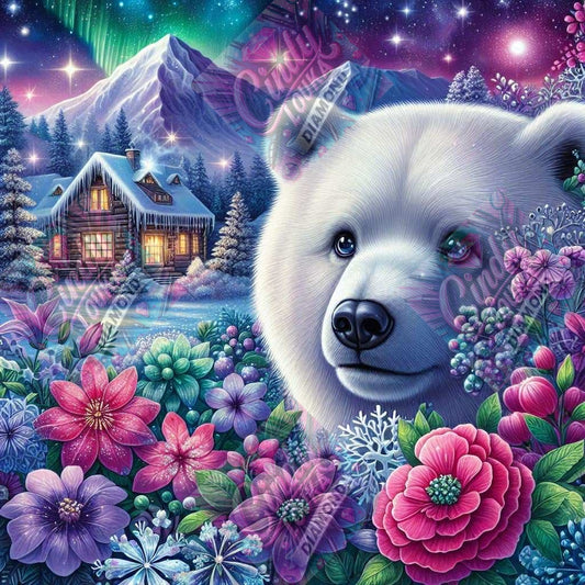 Mystère Polaire 70x70 cm