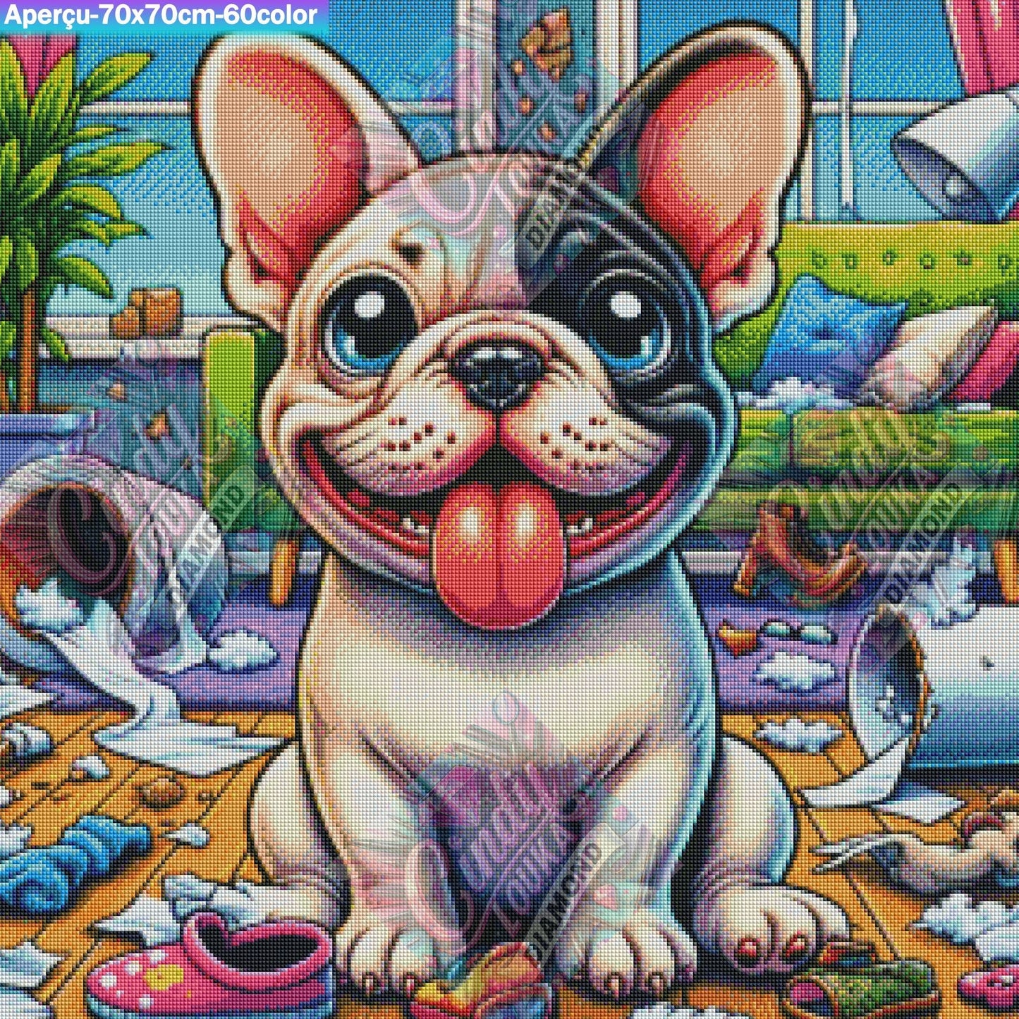 Petit Monstre d’Amour 70x70 cm