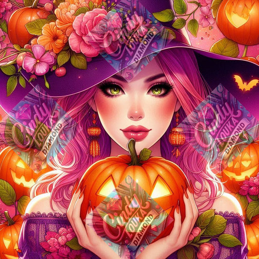 Entre Pétales et Sorts 50x50 cm