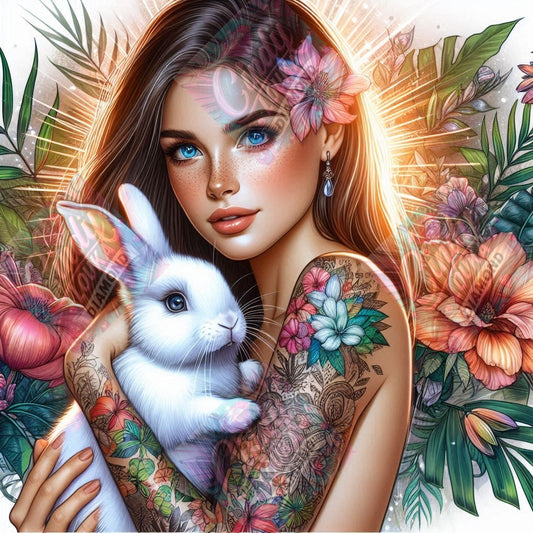 Moment de Tendresse 70x70 cm