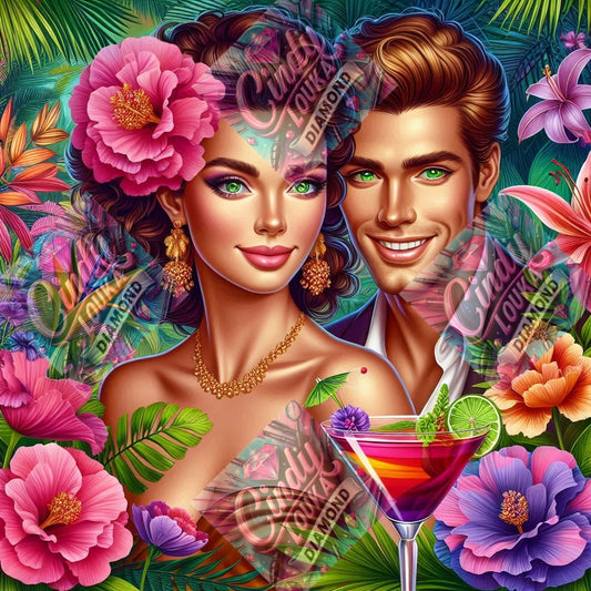 Tropical Lovers 70x70 cm