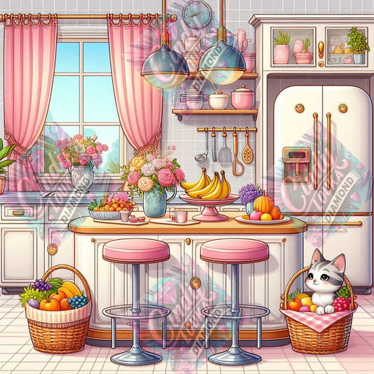 Un Coin de Paradis Sucré 60x60 cm