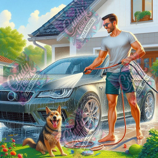 Éclaboussures de Bonheur 70x70 cm