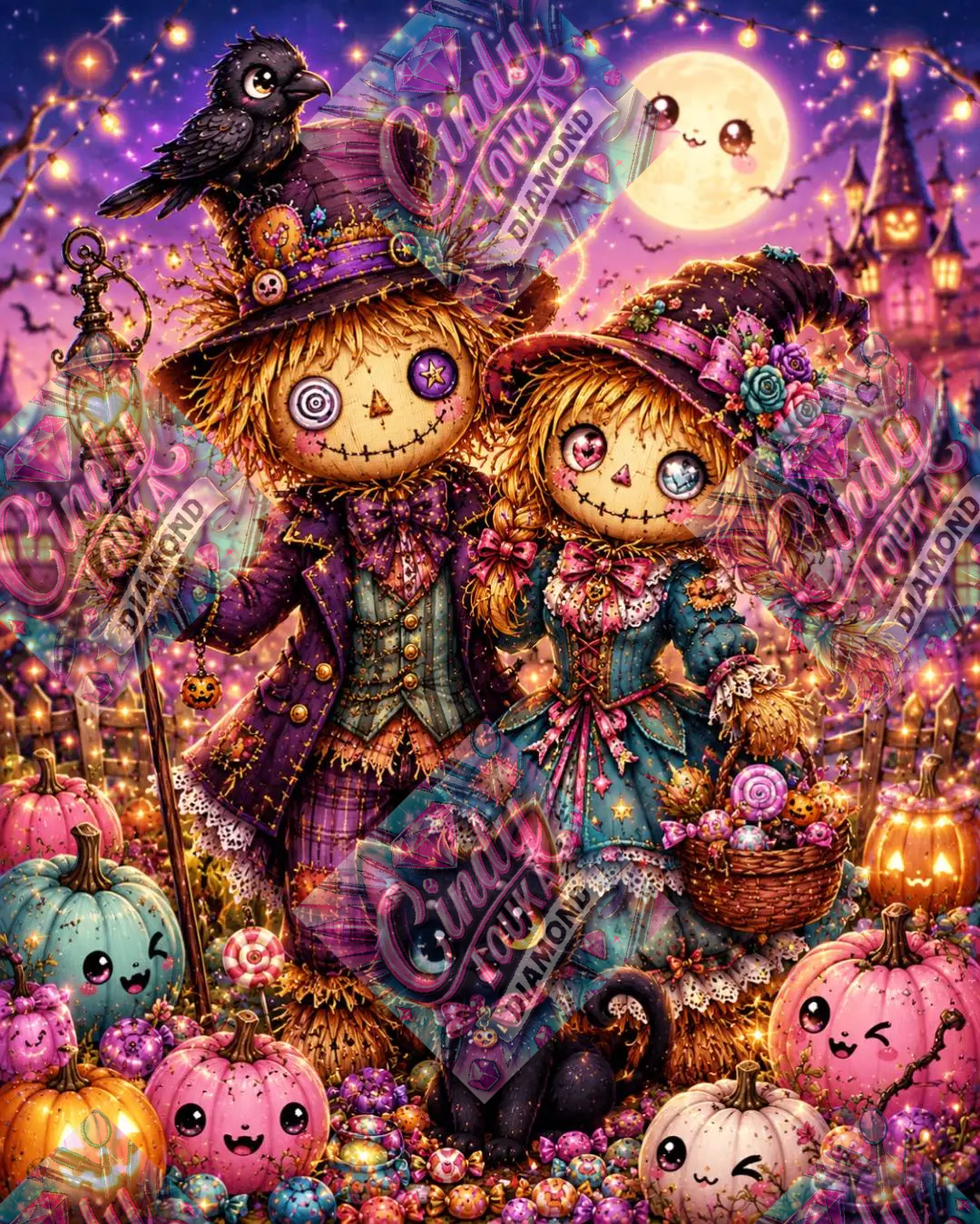 Les Cœurs de Paille (Illustration Ninie/Sam) 60x80 cm