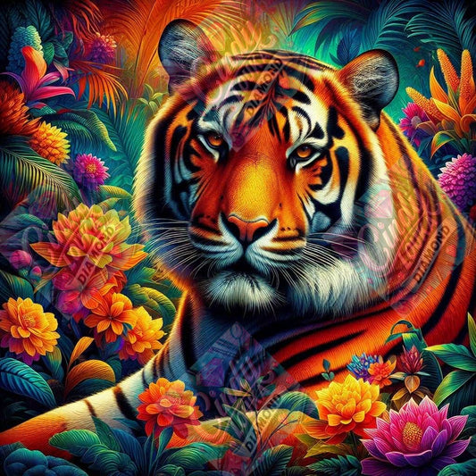 Cœur de la Jungle 70x70 cm