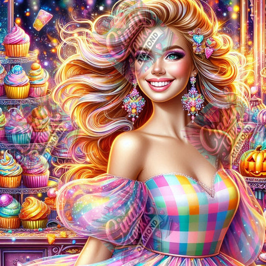 Gourmandises sucrées 70x70 cm