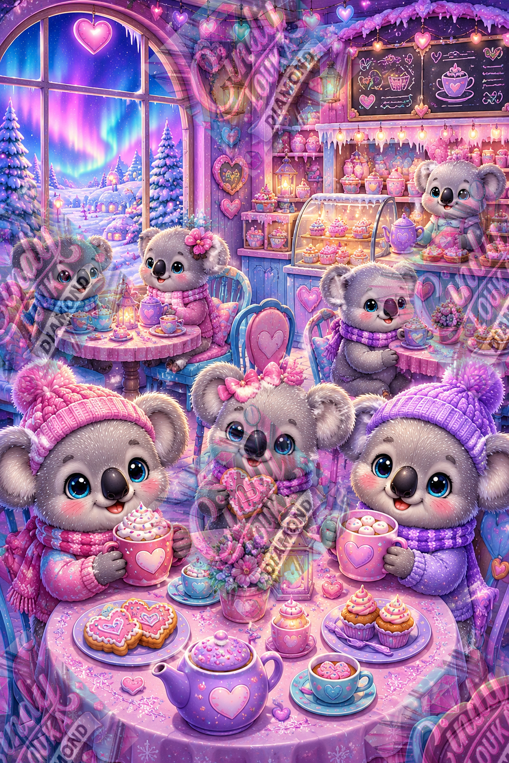 Le Chalet Sucré des Koalas 60x90 cm