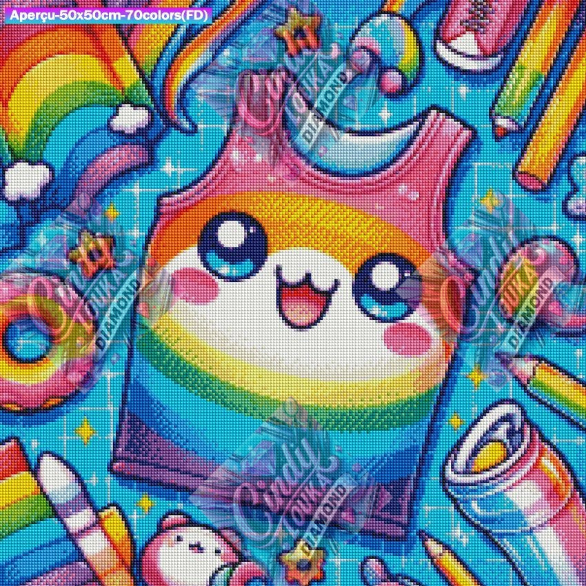 Debardipop Arc-En-Ciel 50x50cm