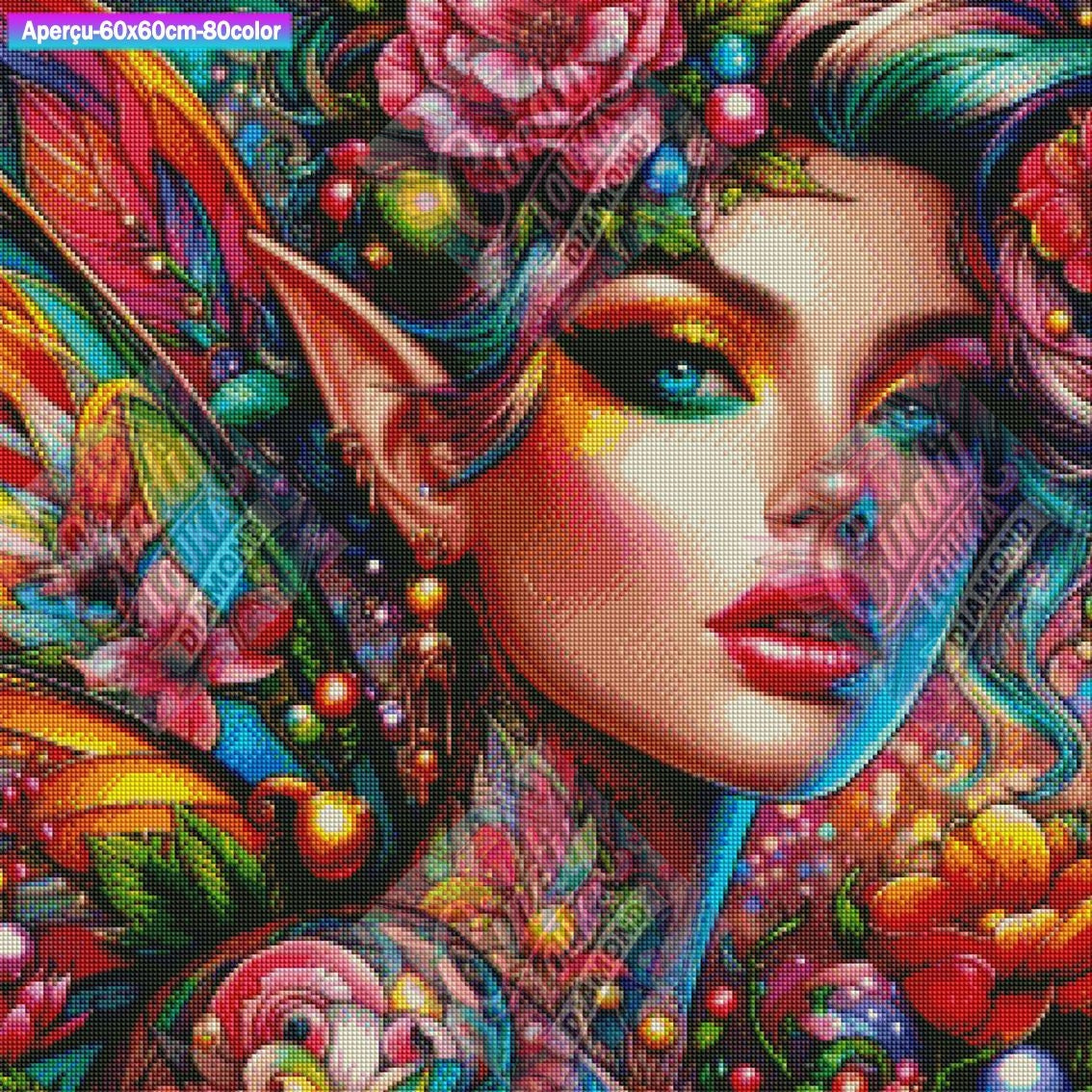 Eclats de Fée 60x60 cm