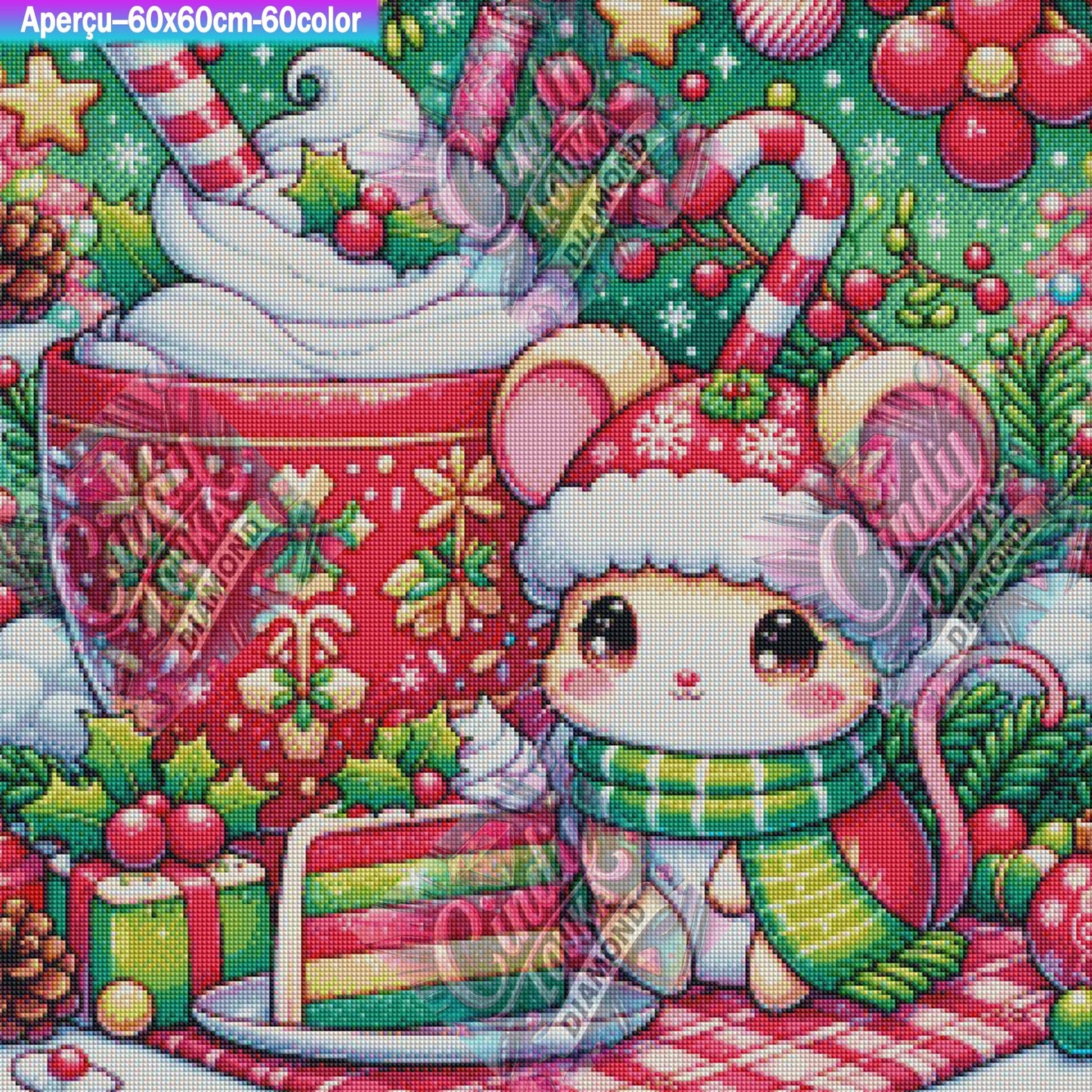 Petit Monde De Douceurs 60x60 cm