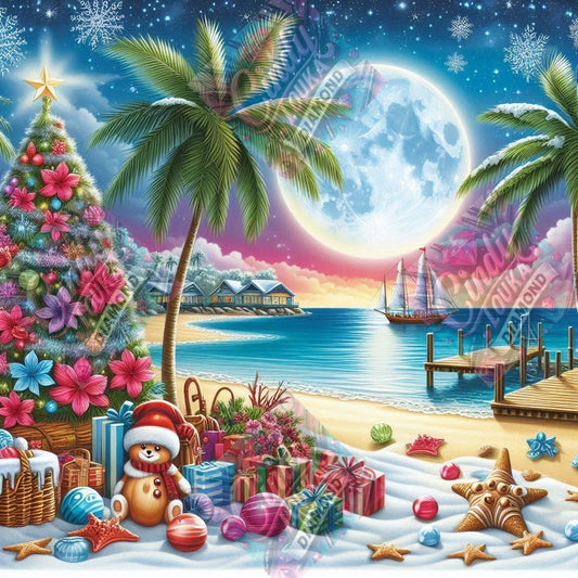 Évasion de Noël  60x60 cm