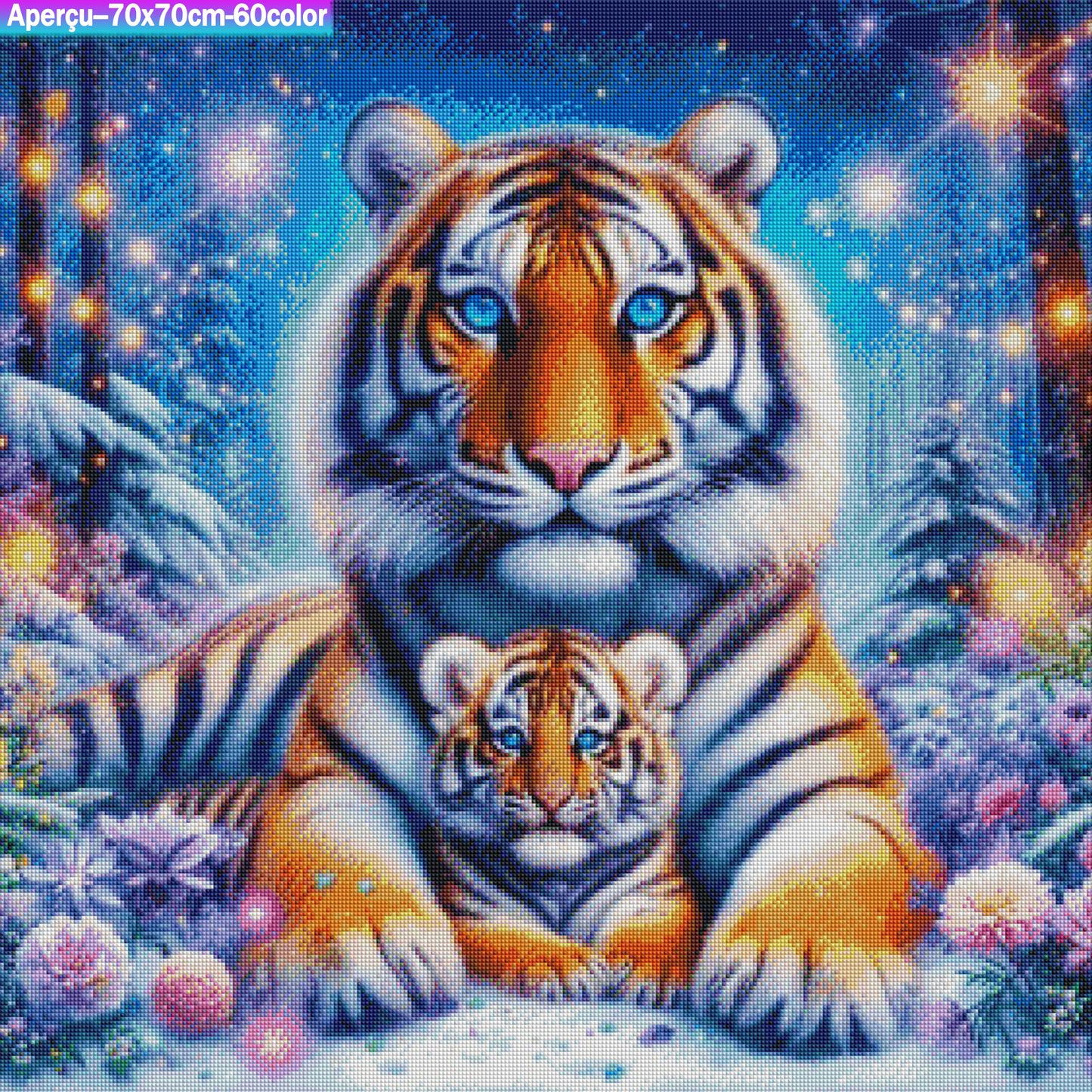 Tendresse des Glaces 70x70 cm