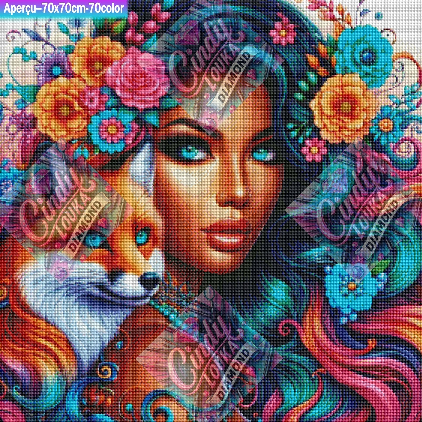 Alliance Sauvage 70x70 cm