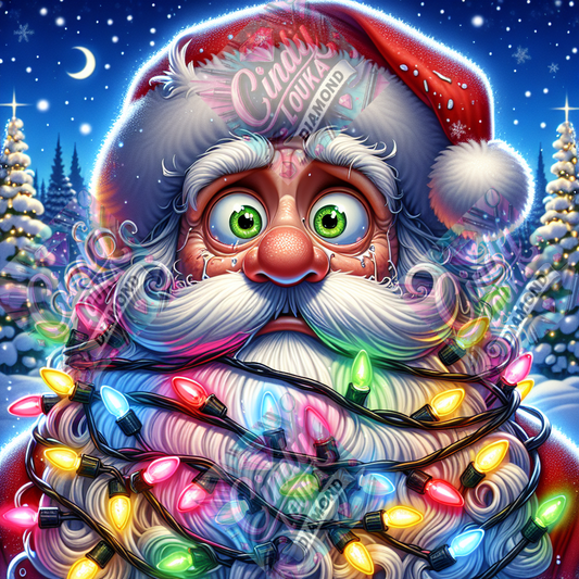 Illuminé de Noël 60x60 cm